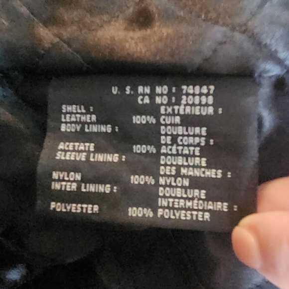 Studio Andrew Marc Wilson's Leather Jacket  Xl - Picture 9 of 9